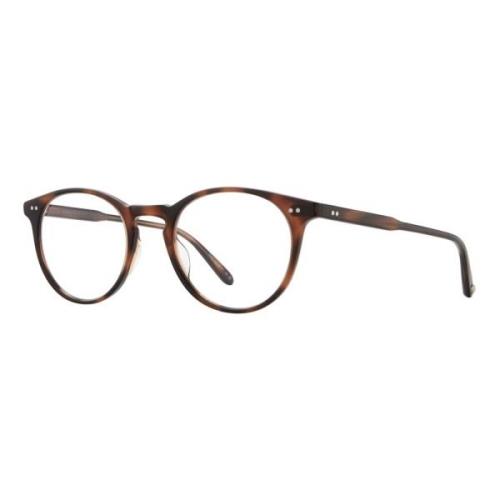 Garrett Leight Spotted Brown Shell Glasögonbågar Winward Brown, Unisex