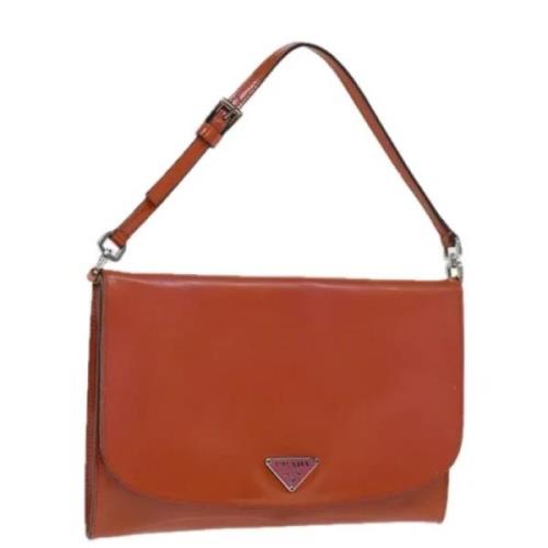 Prada Vintage Pre-owned Tyg prada-vskor Orange, Dam