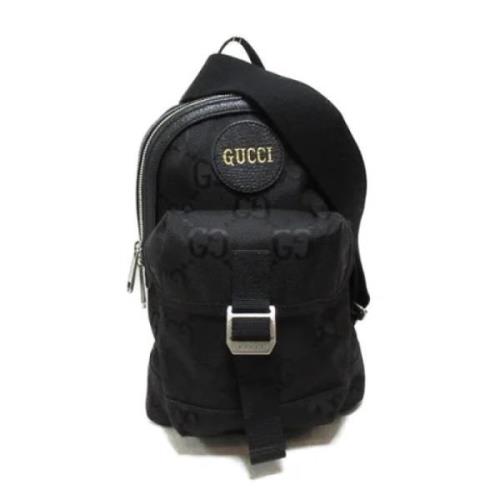 Gucci Vintage Pre-owned Nylon gucci-vskor Black, Dam