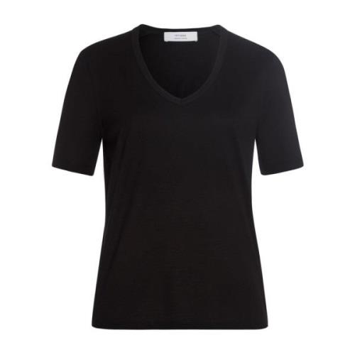 IVY OAK V-ringad T-shirt Black, Dam