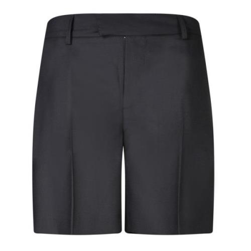 Séfr Svarta Bermuda Shorts för Män Black, Herr