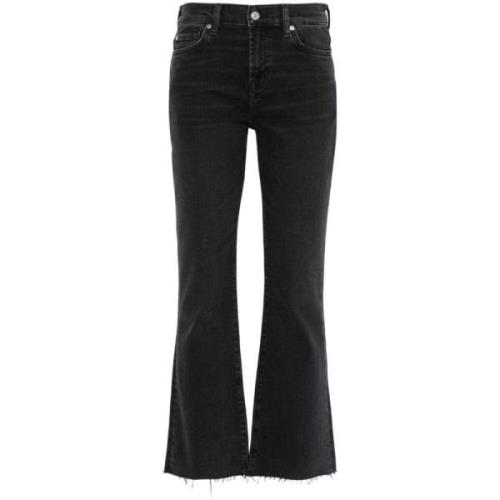 7 For All Mankind Svarta Jeans för Män och Kvinnor Black, Dam