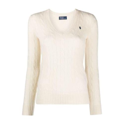 Ralph Lauren Polo Tröjor Vit White, Dam