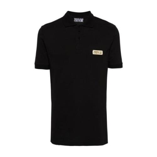 Versace Jeans Couture Svarta T-shirts och Polos ***cv Black, Herr