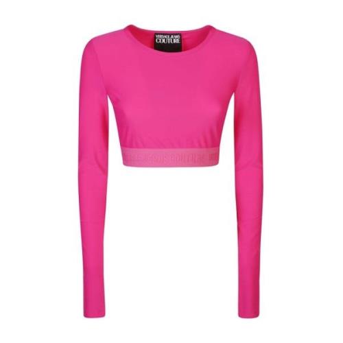 Versace Jeans Couture Fuchsia T-shirts och Polos Pink, Dam