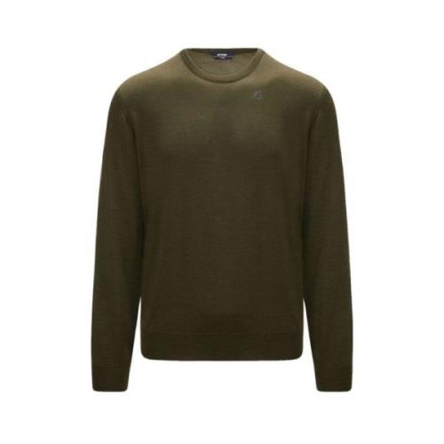 K-Way Sebastien Merino Pullover Green, Herr