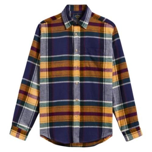 Portuguese Flannel Chelsea Skjorta med Urea Knappar Multicolor, Herr