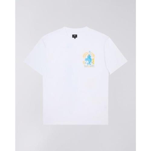 Edwin Drink Mood T-shirt Grå Marl White, Herr