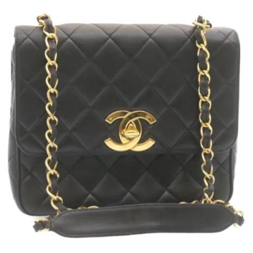 Chanel Vintage Pre-owned Laeder chanel-vskor Black, Dam