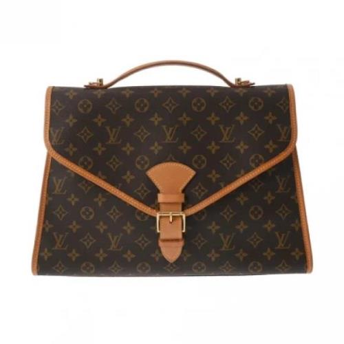 Louis Vuitton Vintage Pre-owned Tyg louis-vuitton-vskor Brown, Dam