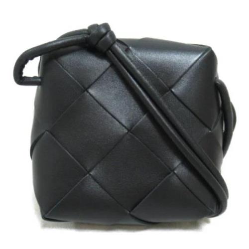 Bottega Veneta Vintage Pre-owned Laeder crossbodyvskor Black, Dam