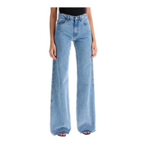 Coperni Utställda Wide Leg Jeans Blue, Dam