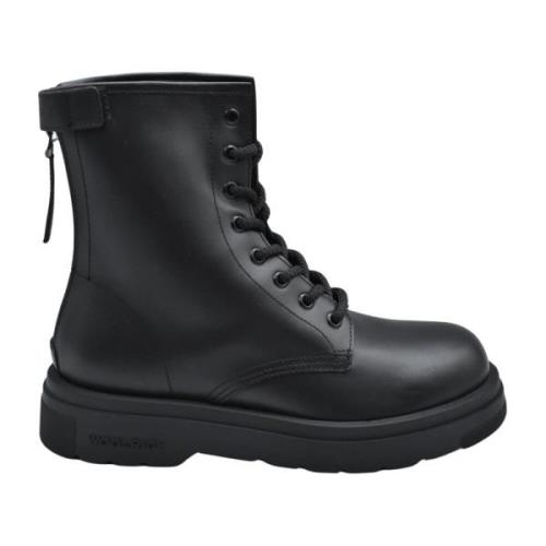 Woolrich Stadsboot Svart Kalvskinn Black, Dam