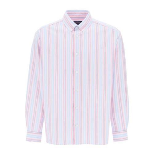 A.p.c. Randig Oxford Skjorta Multicolor, Herr