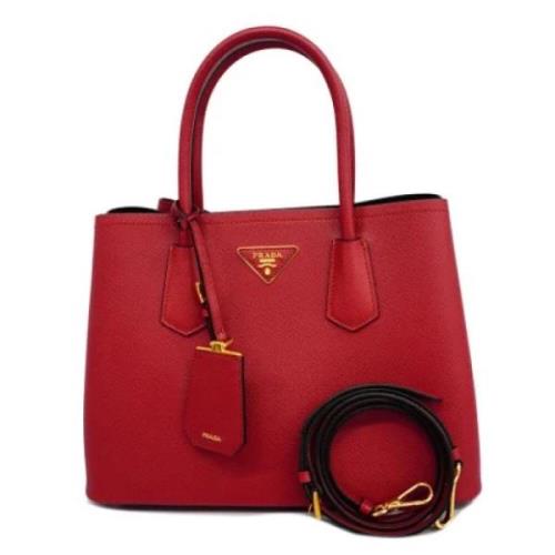 Prada Vintage Pre-owned Laeder prada-vskor Red, Dam