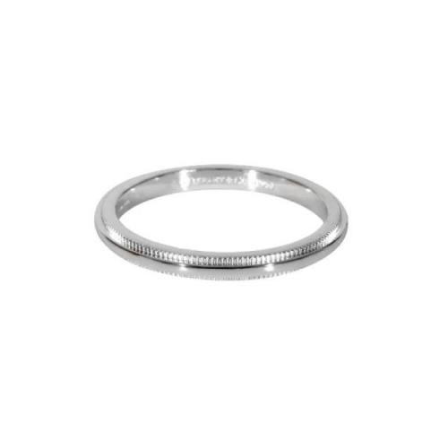 Tiffany & Co. Pre-owned Pre-owned Platina ringar Gray, Dam