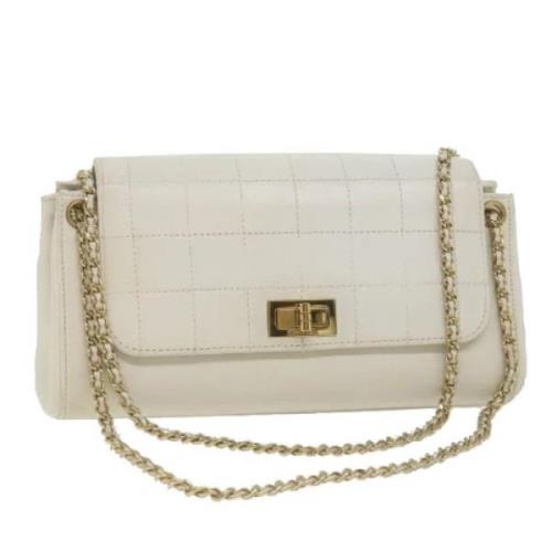 Chanel Vintage Pre-owned Laeder chanel-vskor White, Dam