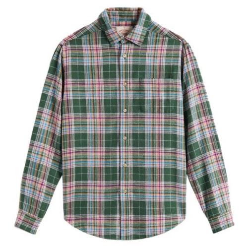 Portuguese Flannel Grön Olissipo Skjorta med Långa ärmar Multicolor, H...