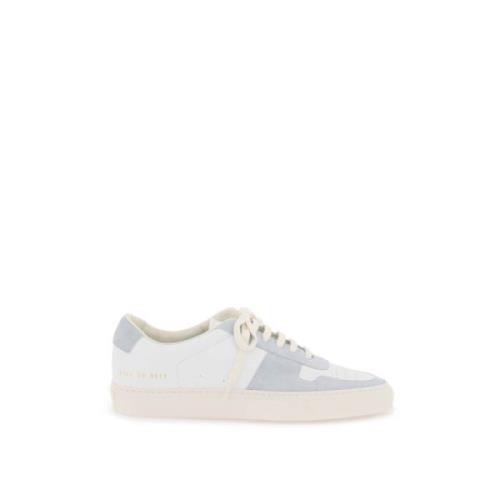 Common Projects Nappa läder basket sneaker med mocka White, Herr