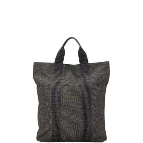 Hermès Vintage Pre-owned Canvas totevskor Gray, Dam