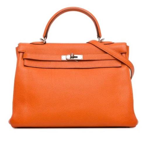 Hermès Vintage Pre-owned Laeder handvskor Orange, Dam