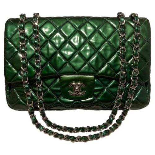 Chanel Vintage Pre-owned Laeder chanel-vskor Green, Dam