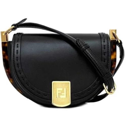 Fendi Vintage Pre-owned Laeder fendi-vskor Black, Dam