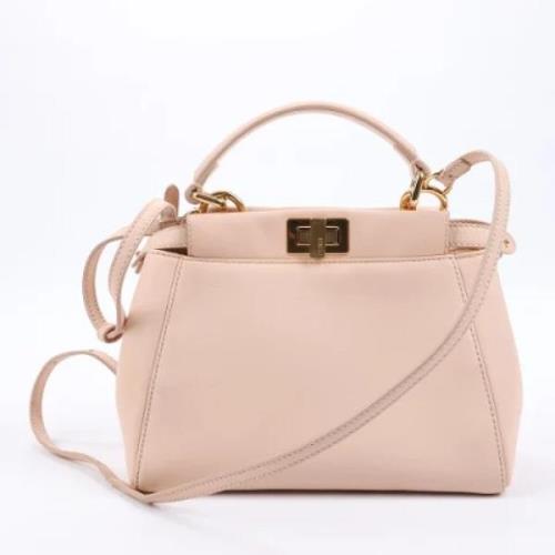 Fendi Vintage Pre-owned Laeder handvskor Pink, Dam