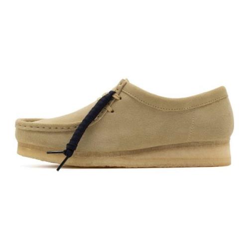 Clarks Wallabee Maple Suede Damskor Beige, Dam