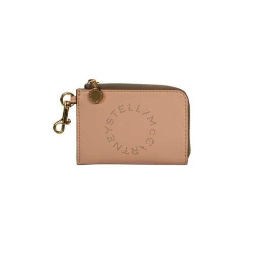 Stella McCartney Logo Alter-Nappa Korthållare med Dragkedja Pink, Dam