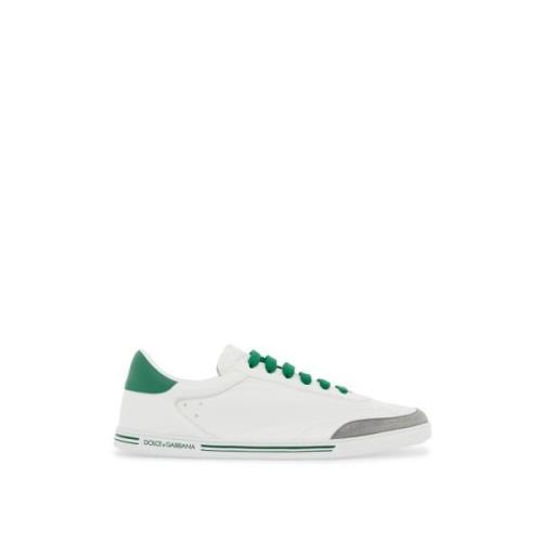 Dolce & Gabbana Saint Tropez Läder Sneakers White, Herr