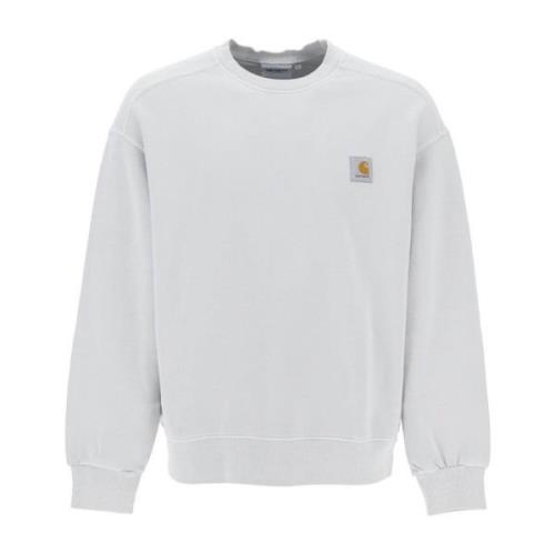 Carhartt Wip Nelson Crew-Neck Sweatshirt Gray, Herr