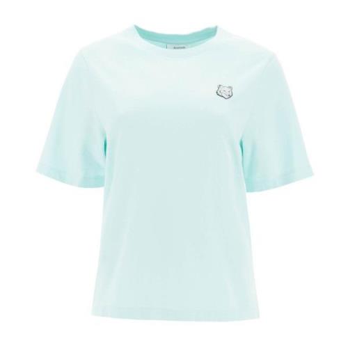 Maison Kitsuné Modig Fox Head T-shirt Blue, Dam