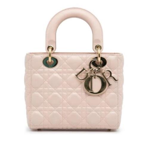 Dior Vintage Pre-owned Laeder handvskor Pink, Dam