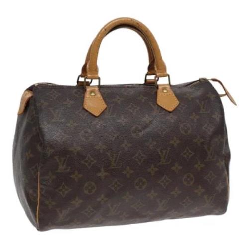 Louis Vuitton Vintage Pre-owned Canvas handvskor Brown, Dam