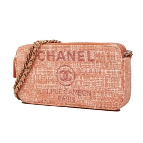 Chanel Vintage Pre-owned Tyg plnbcker Pink, Dam