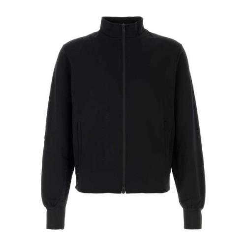 Y-3 Stilren Svart Nylon Sweatshirt Black, Herr