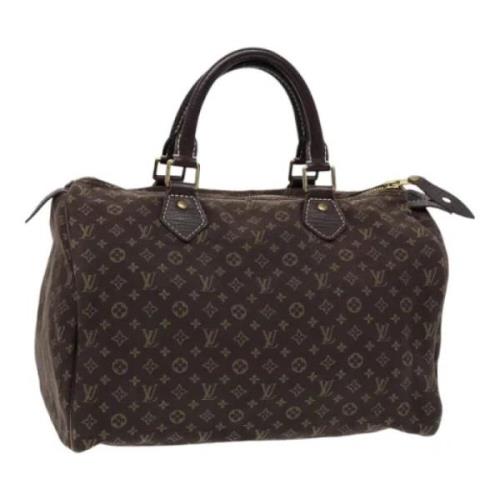 Louis Vuitton Vintage Pre-owned Canvas handvskor Brown, Dam