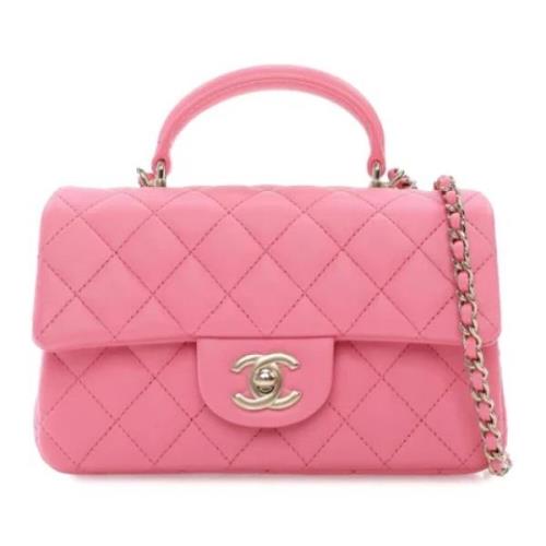 Chanel Vintage Pre-owned Laeder handvskor Pink, Dam