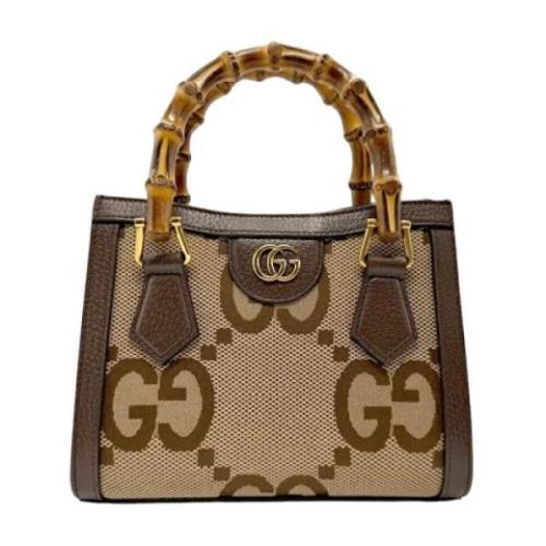 Gucci Vintage Pre-owned Canvas gucci-vskor Brown, Dam