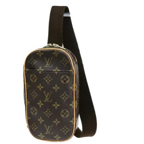 Louis Vuitton Vintage Pre-owned Canvas kuvertvskor Brown, Dam