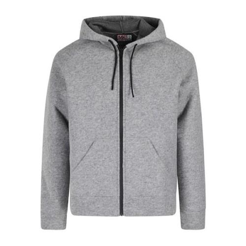 MC2 Saint Barth Dragkedja Hoodie Gray, Herr