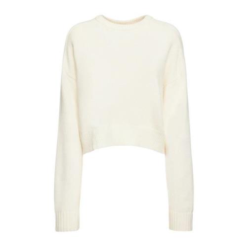 Loulou Studio Ivory Oversized Pullover Beige, Dam