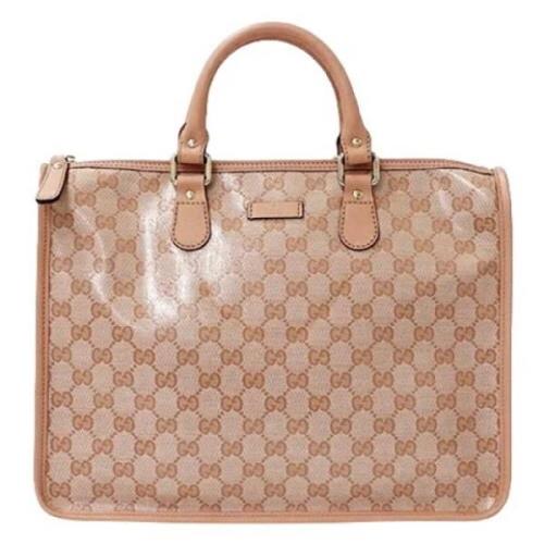 Gucci Vintage Pre-owned Tyg gucci-vskor Pink, Dam