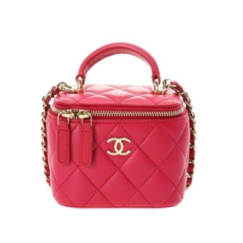 Chanel Vintage Pre-owned Laeder chanel-vskor Pink, Dam