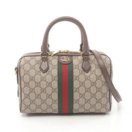 Gucci Vintage Pre-owned Laeder gucci-vskor Beige, Dam