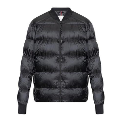 Moncler Dunjacka med logotyp Black, Herr