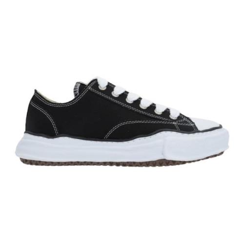 Mihara Yasuhiro Svarta Canvas Låg-Top Sneakers Black, Dam