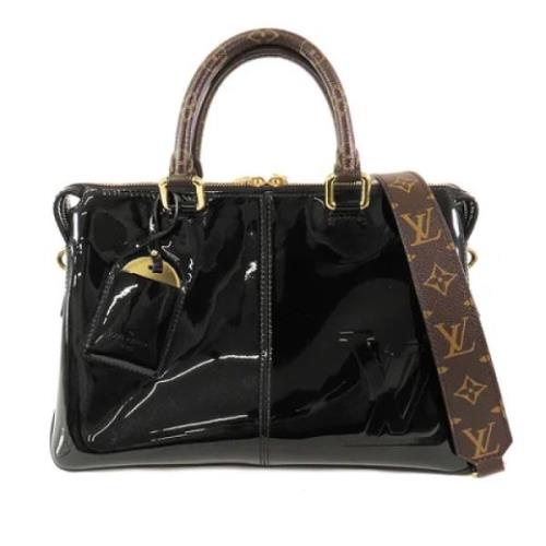 Louis Vuitton Vintage Pre-owned Laeder totevskor Black, Dam