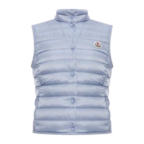 Moncler Liane väst med logotyp Blue, Dam